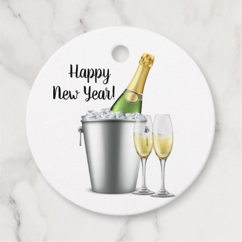 Customized Happy New Year  Favor Tags