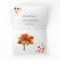 Customized Happy Thanksgiving Autumn trees