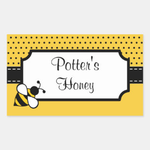 Customized Honey Bee Stickers