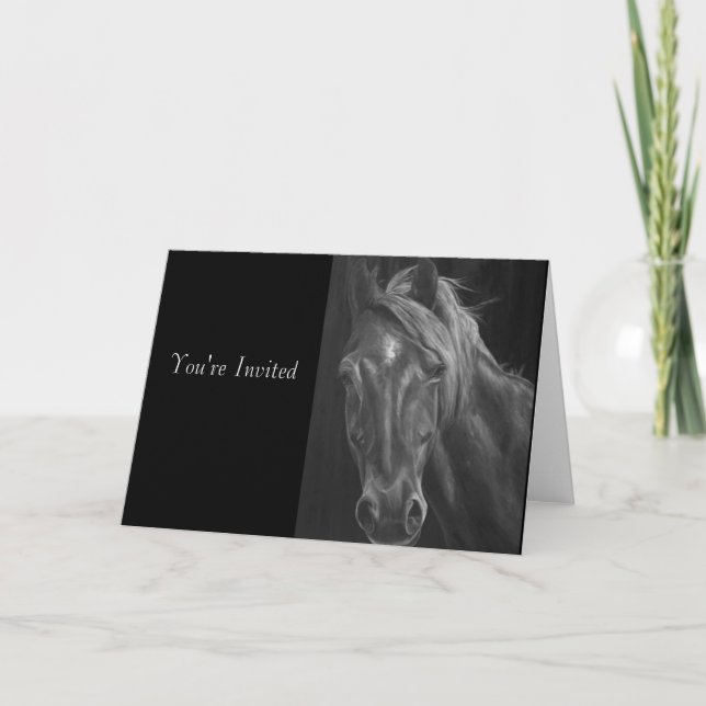 Customized Horse Invitations and Cards (Front)