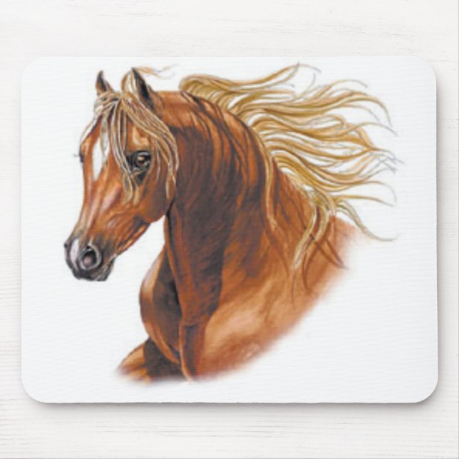 Customized Horse Invitations and Cards Mouse Pad (Front)