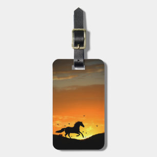 Customized Horse Luggage Tag
