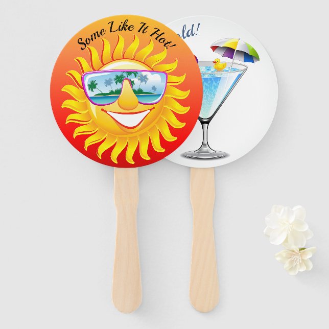 Customized Humor Fan (Front and Back)