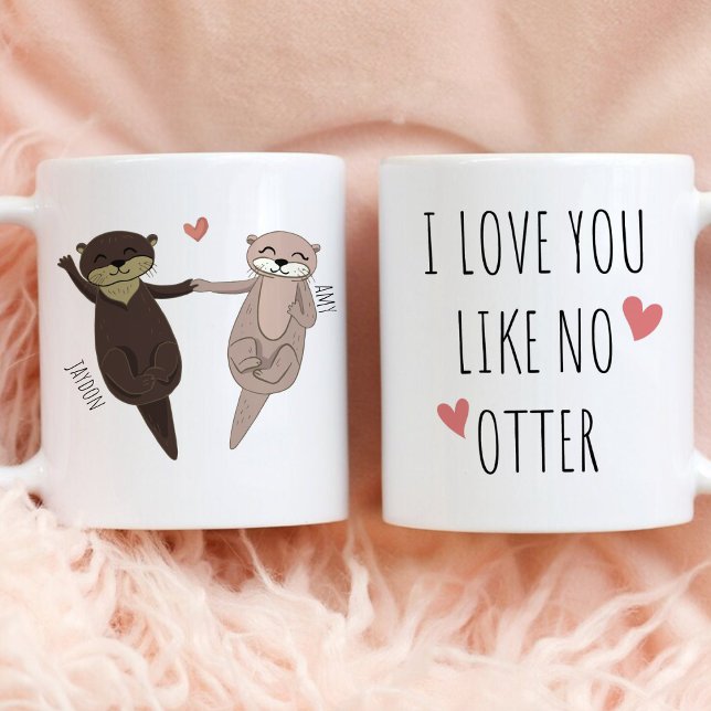 Customized I love you like no Otter Coffee Mug (Creator Uploaded)