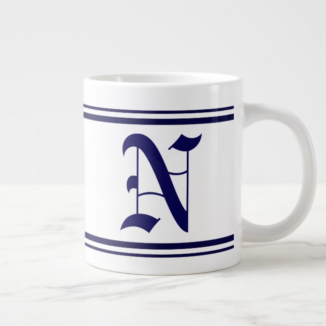 Customized Initial Jumbo Mug (Right)