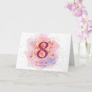 Customized International Women's Day Watercolor Card