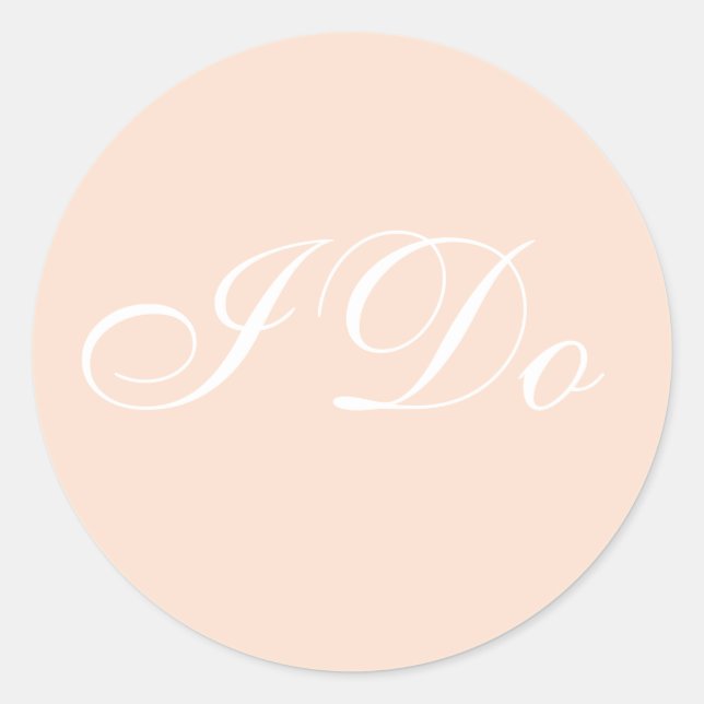 Customized Invite Linen Classic Round Sticker (Front)