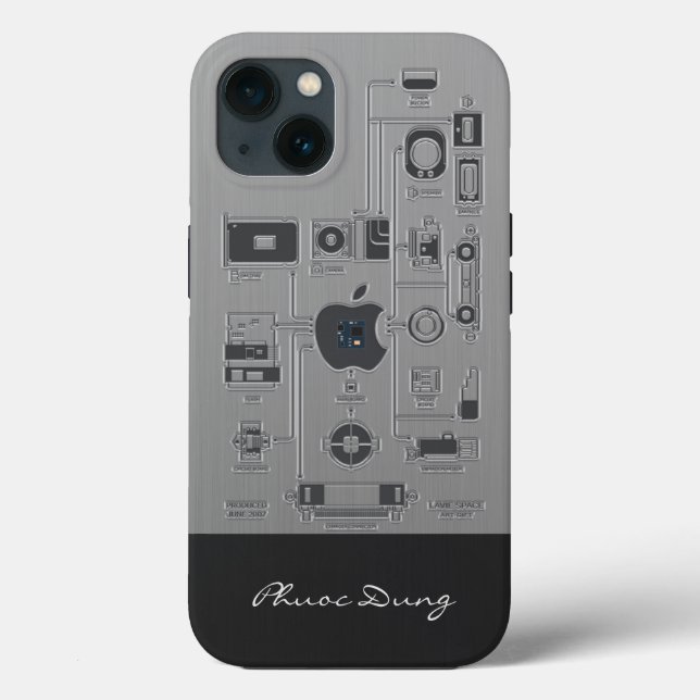 Customized iPhone Case , iPhone 2G, Opt. 1 (Back)