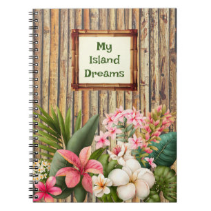 Customized Island Dreams Spiral Photo Notebook