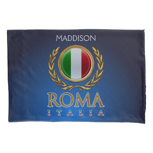 Customized Italian Flag Pillow Case (Front)