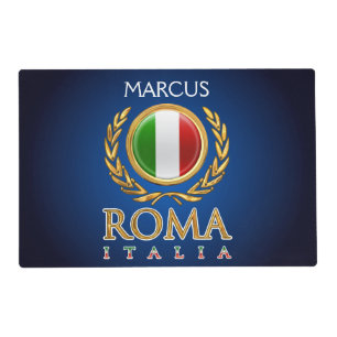 Customized Italian Flag Placemat