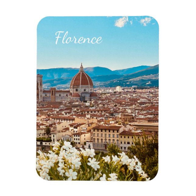 Customized Italy Florence Photography Magnet (Vertical)