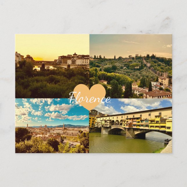 Customized Italy Florence Photography Postcard (Front)