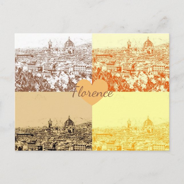 Customized Italy Florence Photography Postcard (Front)