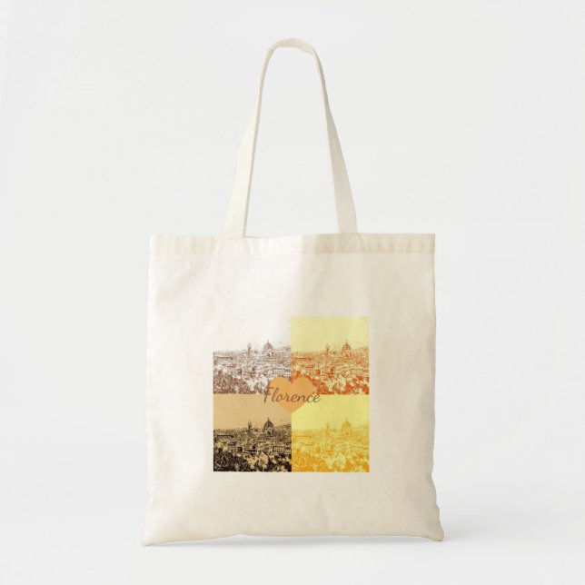 Customized Italy Florence Photography Tote Bag (Front)