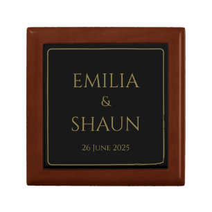 Customized Jewelry Box Wedding Gift for Newlyweds
