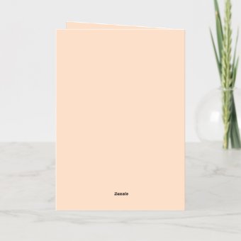 CUSTOMIZED JUST BECAUSE GREETING CARD | Zazzle