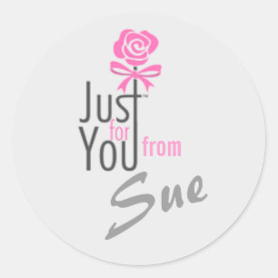 Customized "Just for You" Gift Stickers