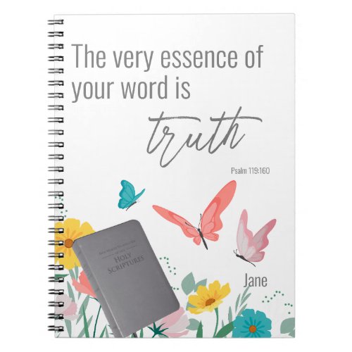 Customized JW 2023 year text Psalm 119160  Notebo Notebook