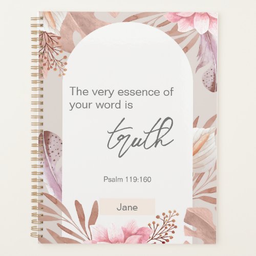 Customized JW 2023 year text Psalm 119160   Planner