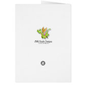 customized Kids birthday cartoon card (Back)