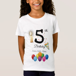 Customized Kids Birthday T-Shirt