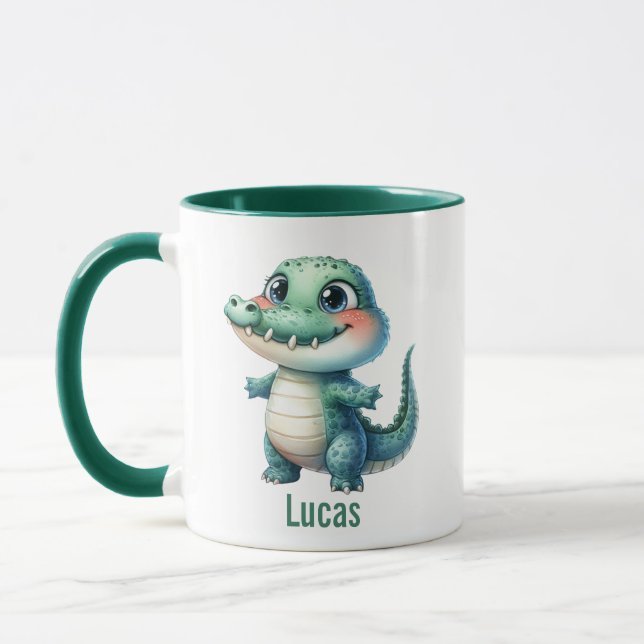 Customized kids' cup with animal design (Left)