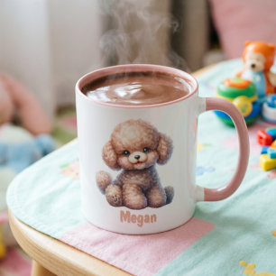 Customized kids' mug with animal design