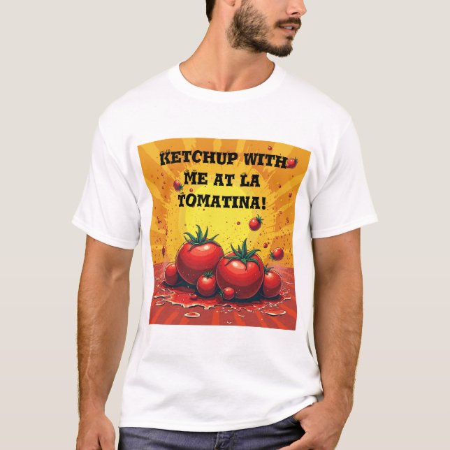 Customized La Tomatina T-Shirt – Personalized Fest (Front)