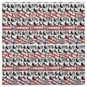 customized ladies dancing fabric