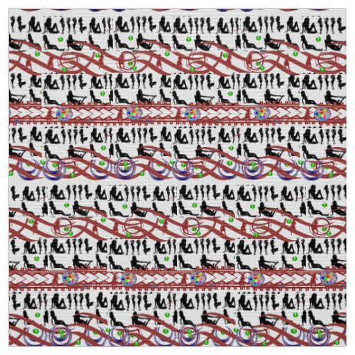 customized ladies dancing fabric