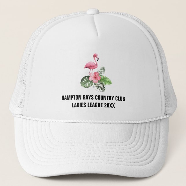 Customized Ladies Golf League Hat - Club Name (Front)