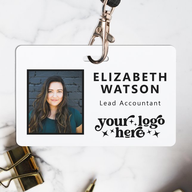Customized Lanyard Name Tag Event ID With Photo Badge (Creator Uploaded)
