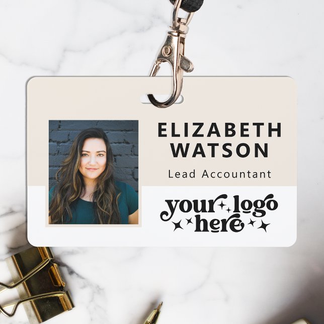Customized Lanyard Name Tag Event ID With Photo Badge (Creator Uploaded)