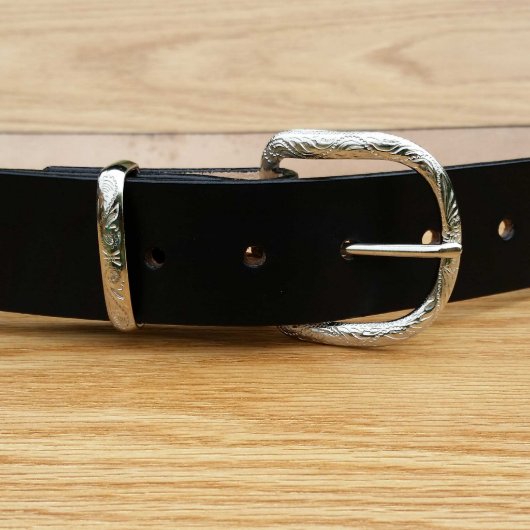 Customized Leather Belt for Buckle (Engraved Buckle)