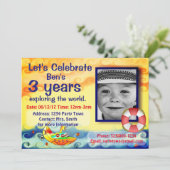 Customized Let's Celebrate Birthday Card (Standing Front)