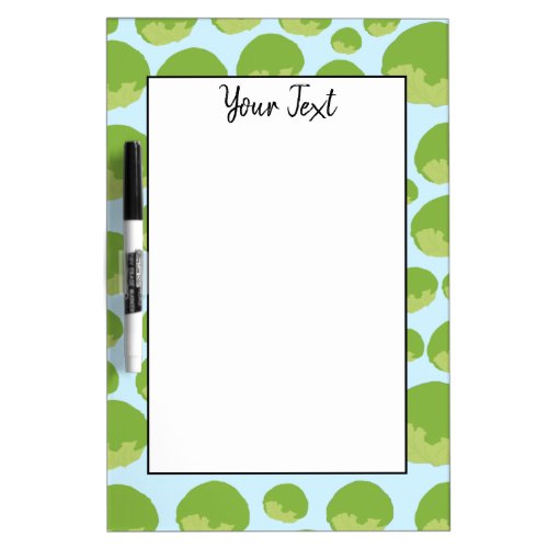 Customized Lettuce Pattern Kitchen Food Dry Erase Board