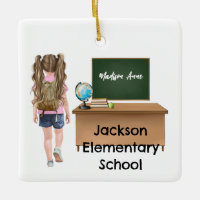 Customized Little Kids Graduation/School Ornament