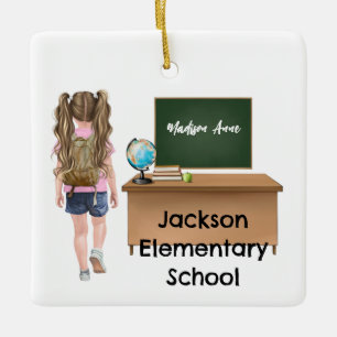 Customized Little Kids Graduation/School Ornament