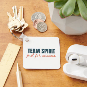 Customized Logo Inspirational Team Spirit Office Keychain