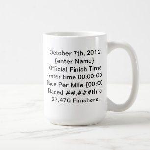 Customized - Marathon Mug - City of Chicago