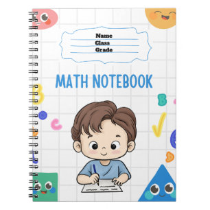 Customized Math Notebooks for School