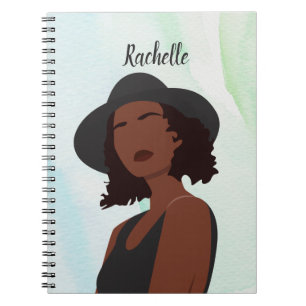 Customized Melanin African American Queen Notebook