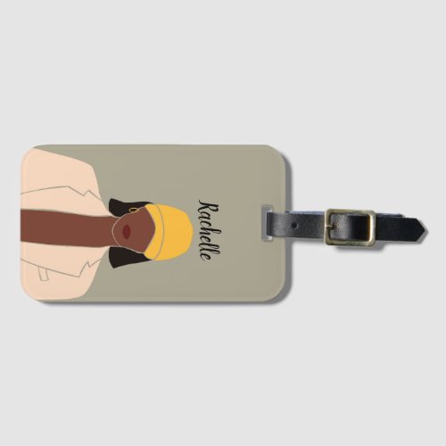 Customized Melanin Queen African American Luggage Tag