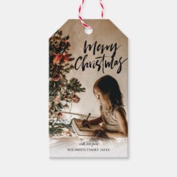 Customized Merry Christmas | Add your Photo Gift Tags