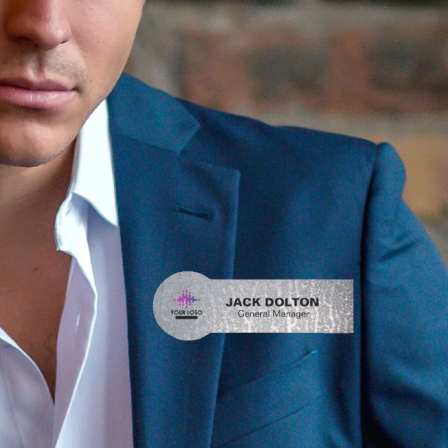 Customized Metallic Name Badge for Employees (Creator Uploaded)