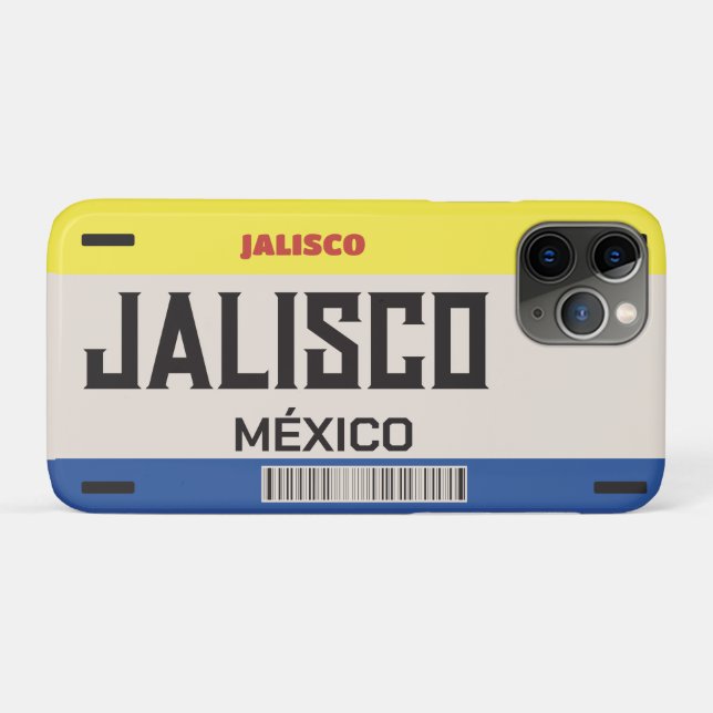 Customized Mexico Jalisco city license plate Case-Mate iPhone Case (Back (Horizontal))