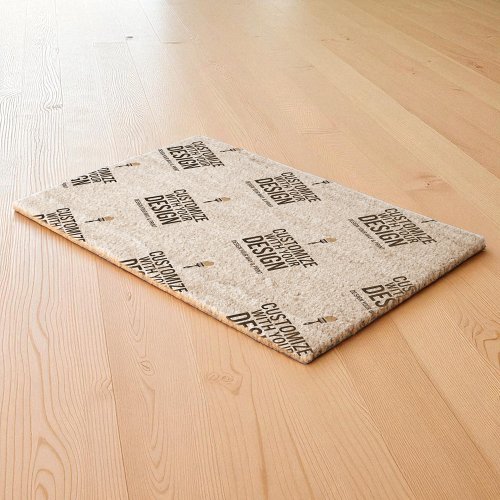 Customized Minimalist Company Branded Custom   Fiber Doormat