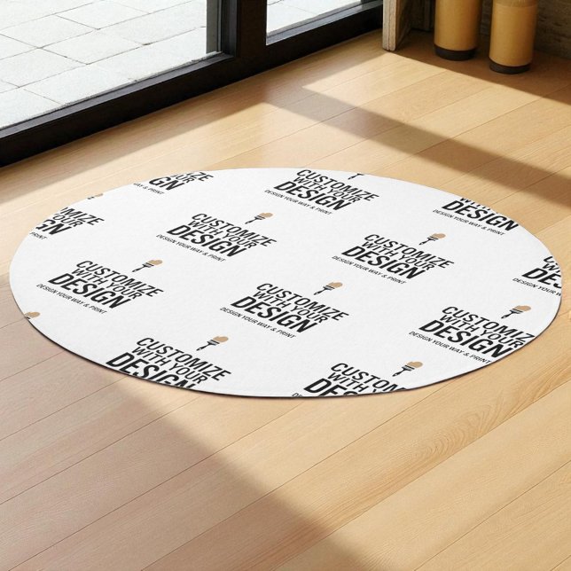 Customized Minimalist Company Branded Custom   Rug (Creator Uploaded)