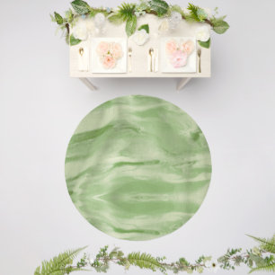 Customized Mint Green marble pattern Outdoor Rug